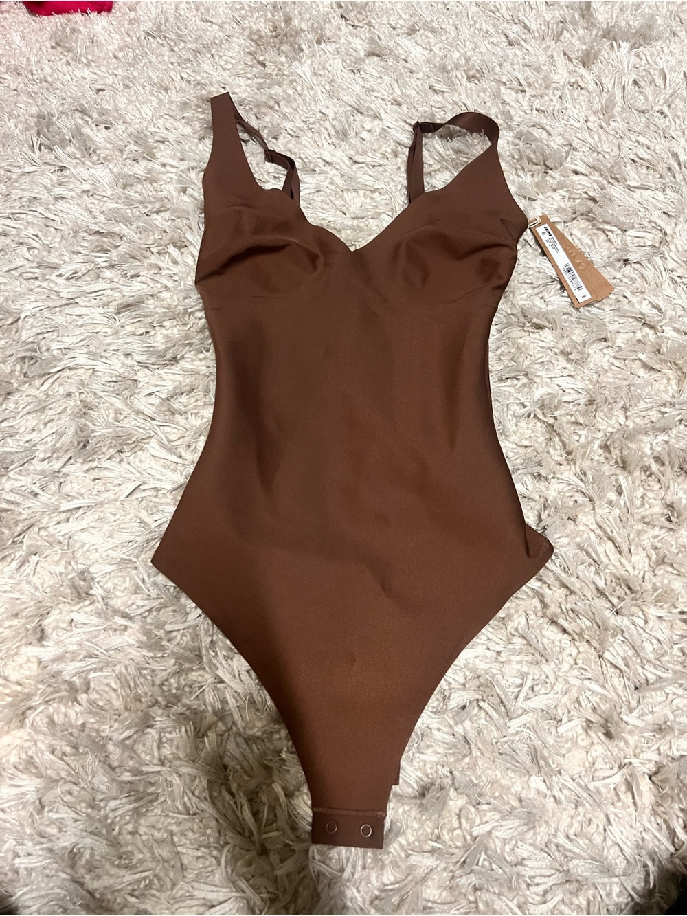 SKIMS Brown Womens One-Piece Bodysuit